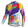 Racing Jackets Pro Bike Team Cycling Jersey Bicycle MTB Long Jacket Clothes Downhill Road Shirt Crossmax Mountain Tight Wear Colored Sport