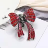 Klipsy do włosów MUYLINDA Modna Rhinestone Bowknot Claw Klip Elegancki motyl węzeł barrette biżuteria do włosów dla kobiet