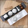 Bathroom Storage Organization Bathtub Rack Bath Tray Shelf Shower Tub Tools Makeup Towel Organizer Plastic Kitchen Sink Drain Holder Dhgzp