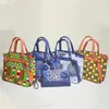 Evening Bags High Quality African Design Bag And Wax Fabirc Set Nigerian Cotton Fabric HandBag For Party Factory Direct