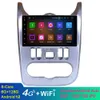 Wi-Fi Bluetooth Music USB Aux와 Renault Duster Logan 2008-2012 용 Android 9 인치 HD 터치 스크린 자동차 비디오 GPS 탐색
