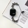 Rostfritt st￥l armband metalll￤nkskedjor f￶r Apple Watch Bands 49mm 44mm 45mm 41mm 42mm 40mm 38mm Fashion Wristbands IWatch Series Ultra 8 7 6 5 4 SE Accessories