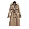 Women's Jackets S - 4XLBrand New Spring Autumn Long Women Trench Coat Double Breasted Khaki Dress Loose Coats Lady Outerwear Fashion Tops 2021 S0903