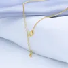 Hanger kettingen 2022 mode multi -layer geometrische hangers voor vrouwen charm metaal goud ketting ontwerp sieraden feest cadeau