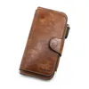 Wallets Women's Wallet Made Of Leather Three Fold VINTAGE Womens Purses Mobile Phone Purse Female Coin Carteira Feminina