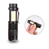 Lighting Cob Mini LED Torch Outdoor Light Night Work Searchlight Zoom Fishing Camping Handheld