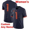 SJ Custom Illinois Fighting Illini College Football Jerseys 5 Milo Eifler Rashard Mendenhall Trevon Sidney 50 Dick Butkus Hommes Femmes Cousu