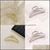 مقاطع الشعر barrettes metal pearl clips rhinestone simplicity hairpin found