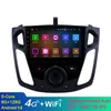 Android 9 Inch Radio Car Video GPS Mavigation for 2012-2015 Ford Focus with Bluetooth WiFi Music Support Camera TPMS DAB