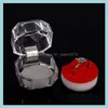 Jewelry Boxes Acrylic Delicate Fashion Jewelry Box For Ring Bracelet Pendant Beads Earrings Pins Rings Holder Display Packaging Drop Dhfdh