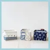 Bathroom Storage Organization Concise Anchor Cotton Desktop Accept Box Originality Navy Wind Home Furnishing Environmental Drop Deli Dhjak