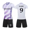 Hardloopsets Kinderen Volwassen Voetbalshirt Set Dames Heren Voetbaluniform Kindtenue Survetement Trainingskleding Shirt Shorts Sportpak 220923