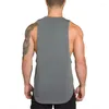 Herentanktops 3-pack hardloopvest Fitnesskleding Leeg bodybuilding mouwloos shirt Heren Gym Stringer Top Heren Mode Sportkleding