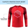 Running Sets Uniform Mens Football Training Gardin gardien de but Kids Soccer Jersey Set à manches longues Pantalons de chemises de protection à manches longues 220923