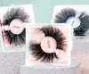 Handgemaakte herbruikbare 25 mm valse wimpers krullende criscross meerlagige dikke nerts nep lashes extensions eyes make -up gemakkelijk te dragen 13 modellen dhl