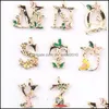 Charms 26 Lettera inglese Charms Pendenti Gioielli Fai da te Goccia Olio Lega Fiore Arte Bracciali Componenti Donna Uomo Fascino Moda 0 48Cw M2 Dh0Z3