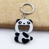 Creative Cartoon Bottle Opener Keychains Panda Keychain Pendant Corkscrew Portable Home Kitchen Tools BBB15690