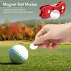 H9241 vikbara golfs divotverktyg magnetiska golfknappverktyg golfboll markör 10 färger4655234