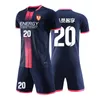 Ensembles de course Hommes Femmes Enfants Football Set Jerseys Uniformes Survetement Football Jersey Chemise Costume Survêtement Sport Vêtements Personnalisé Écrire Impression 220923