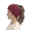 Tricoté Crochet bandeau automne hiver nouvelles femmes sport tête enveloppement bandeau fascinateur chapeau tête robe coiffes GWB15718