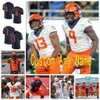 Sj NCAA College Jerseys Illinois Fighting Illini 1 Bush Isaiah Williams Justice 10 Sidney 11 Jeff George 12 Matt Robinson Calcio personalizzato