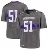 Camisetas universitarias de la NCAA Northwestern 8 Kyric McGowan 10 TJ Green 12 JJ Jefferson 19 Riley Lees 20 Sj hn Moten IV Fútbol personalizado cosido