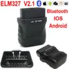 Super Mini Elm327 v2.1 Scanner OBD2 compat￭vel com Bluetooth WIFI ELM 327 V1.5 No Android iOS Car Diagnostic Tool OBD II C￳digo Leitor