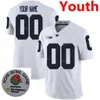 Sj Custom Penn State Nittany Lions College Football Jersey 14 Sean Clifford 21 Noah Cain 24 Miles Sanders 26 Saquon Barkley Youth Stitch