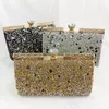 Clutch-Tasche, Kristall-Abendtasche, luxuriöse, glänzende Strass-Handtaschen für Damen