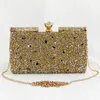 Clutch-Tasche, Kristall-Abendtasche, luxuriöse, glänzende Strass-Handtaschen für Damen