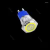 Interruptor 12/16/19mm de metal à prova d'água LED LED Light Motory Turventing Motor do motor Power 5V 12V 24V 220V azul vermelho