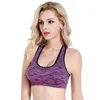 Tenue de yoga Soutien-gorge de sport Femmes Push Up Bretelles croisées Rembourré Gym Fitness Running Sous-vêtements en nylon Active Wear Workout Crop Tops confortables