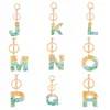 Lettre porte-clés Alphabet porte-clés chaîne bracelet semi-transparent coloré pendentif porte-clés organisateur titulaire dessin animé accessoires JNB15743