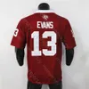 NCAA College Texas Am Aggies 축구 저지 Mike Evans Red Size S-3XL 모든 스티치 자수