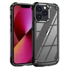 Acrylic 2 in 1 Shockproof Armor Hybrid Slim Clear Phone Case for iPhone 14 13 12 11 PRO MAX MINI XR XS X 8 7プラス