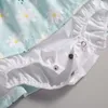 Strampler Baby Mädchen Kleidung Für 02Y Sommer Baumwolle Neugeborenen Baby Mädchen Spitze Blumen Ärmellose Strampler Mode Baby Kleidung Stirnband J220922