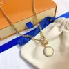 Elegant Necklace Bracelet Wedding Pendants Man Woman Unisex Chain Bracelets Necklaces Letter Design Jewelry