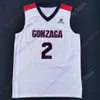 Nik1 2021 Final Four 4 NCAA College Gonzaga Basketball-Trikots 1 Jalen Suggs 2 Drew Timme Corey Kispert Trikot Home Away Weiß Grau Marine Schwarz