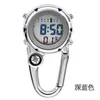 Pocket Watches Sport Hook Clock Gift Electronic Luminous Multi-Function Fob Watch Outdoor Fashion Digital Carabiner Clip