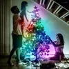 ストリング100/200 LED RGBスマートフェアリーライトクリスマスストリングライトアウトドア銅線TwinkleガーランドUSB搭載リモコン