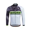 2023 Pro Mens Green Mark Winter Cygring Jersey Set Long Sleeve Mountain Bike Cycling Clothing 통기성 MTB 자전거 의류 착용 슈트 B35