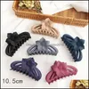 Hair Clips Barrettes Frosted Texture Keel Clamp Hair Clips Large Headdress Grip Ladies Simplicity Curling Hairpin Ornaments 1 7Bf Y2 Dhdhw