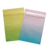 Matt Color Recusage Zip Mylar Sac alimentaire Storage en aluminium Sacs de papier d'aluminium Pouche à preuves en plastique