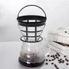 Nylonfilter f￶r kaffebryggare ￅteranv￤ndbar p￥fyllningsbar korgkopp Barista Brewer Tool Handgjorda Liquid Sile Coffee Accessories RRE14439