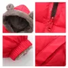 Kleding Kinderen Katoen Verdikte Dons Meisjes Jas Baby Kinderen Winter Warme Jas Rits Capuchon Kostuum Jongens Outwear45pu