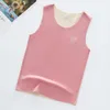 Children Winter Camisole Underwears Sleeveless Vests Keep Warm T-shirts for Boys Girls Kids Undershirts Sleeveless Top Clothing100-170cm 20220924 E3