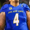 Nik1 rare San Jose State Spartans SJSU Football Jersey NCAA College Josh Love DeJon Packer Nick Nash Walker Gaither Hamilton Osuna Starkel Robinson