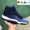 New 11 11s mens basketball shoes midnight navy velvet Cool grey cherry 72-10 25th Anniversary low pure violet University blue bred pantone men women sneakers trainers