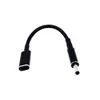 Consumeren elektronica oplader kabel 100W USB Type C vrouwelijk snel opladen voor Dell Inspiron 11 13 14 15 3000-7000 serie Vostro 5502 5401 USB-C naar 4.5X3.0mm adapter