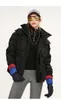 Winter Womens Down Jacket outdoor designer parka Green Color with A Hood Fashion Coat